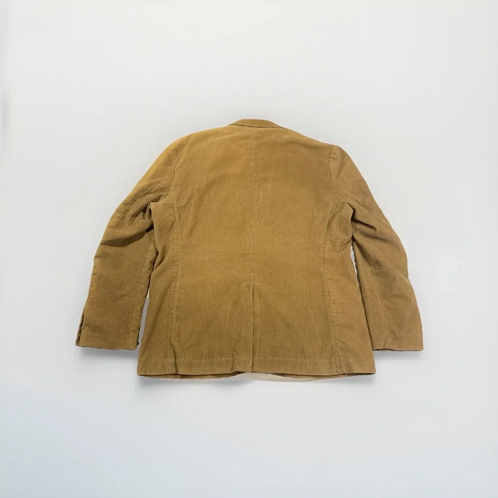 J Crew Ludlow‎ Corduroy Jacket Men's Size XL  Brown 100% Cotton Preppy Blazer